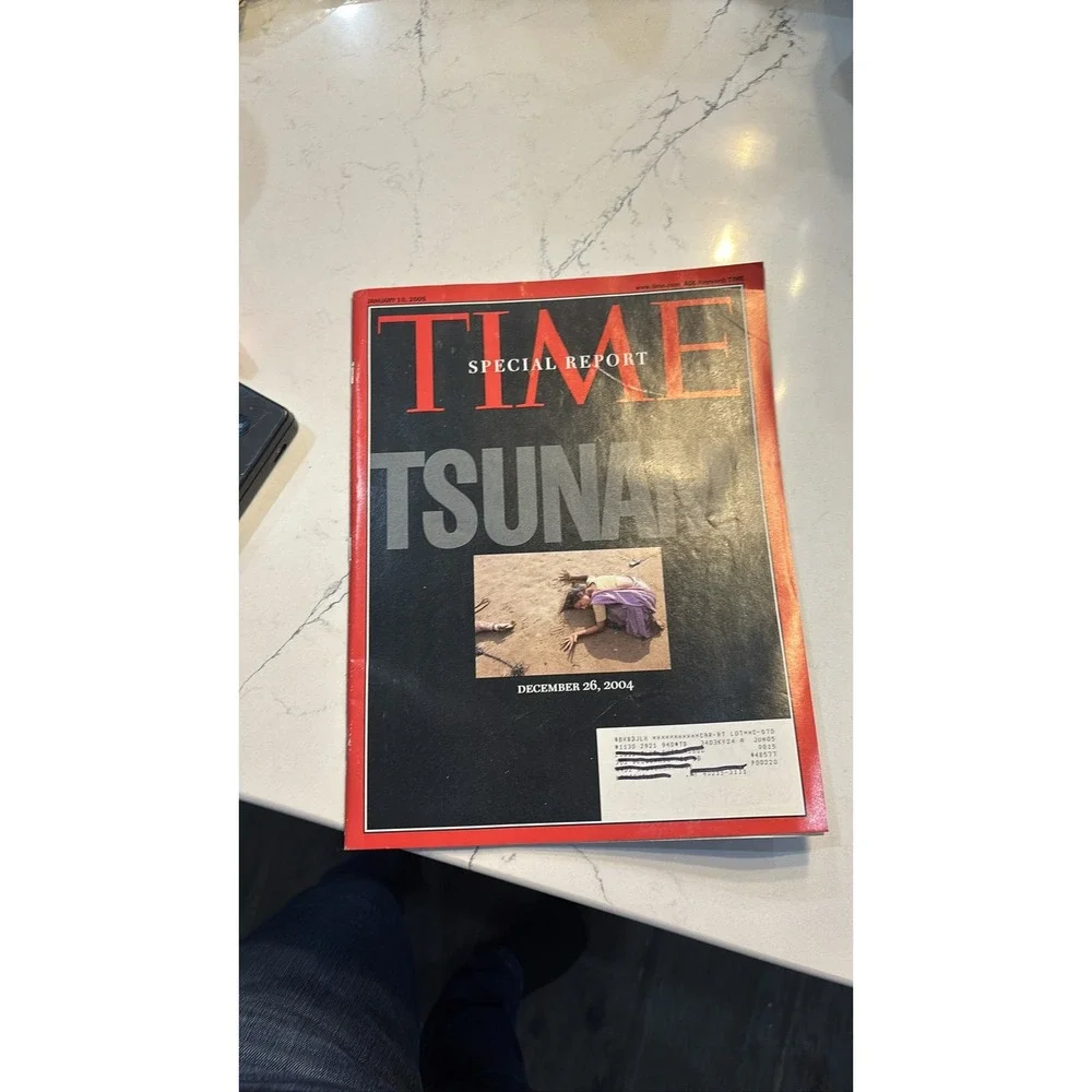 TIME Magazine Jan 10 2005 TSUNAMI Dec 26 2004